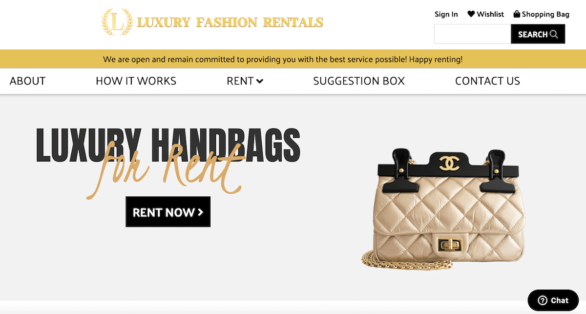 Rent a Designer Bag